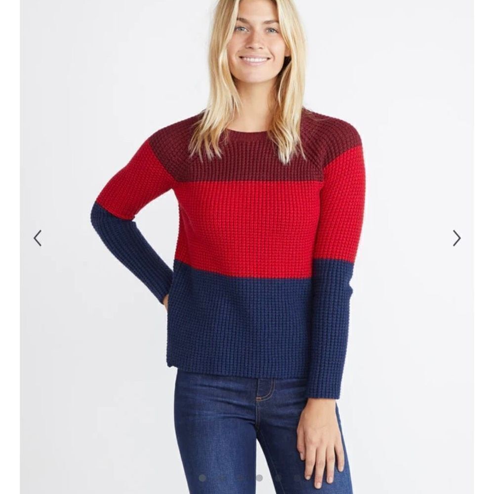 Marine Layer Delaney Pullover in Block Stripe Size XS